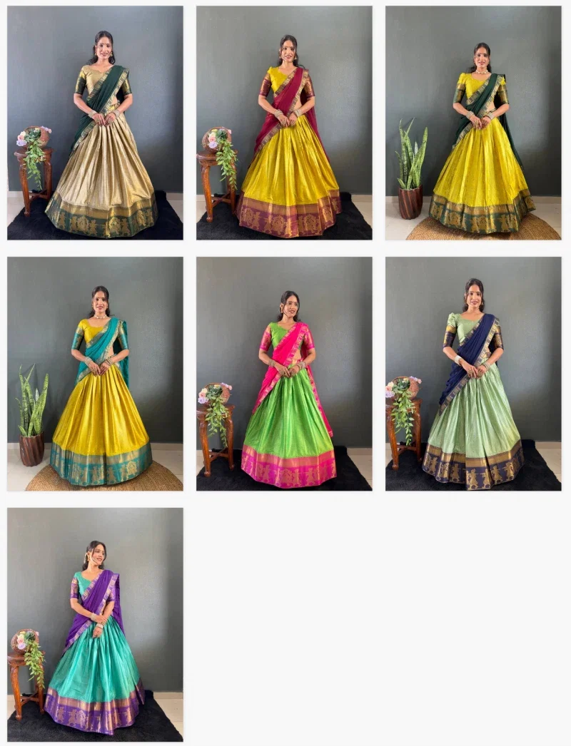 Bt 7120 Cotton Beautiful Silk Lehenga Choli Collection