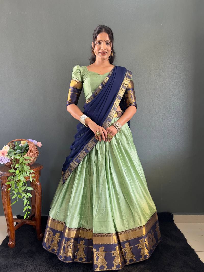 Bt 7120 Cotton Beautiful Silk Lehenga Choli Collection