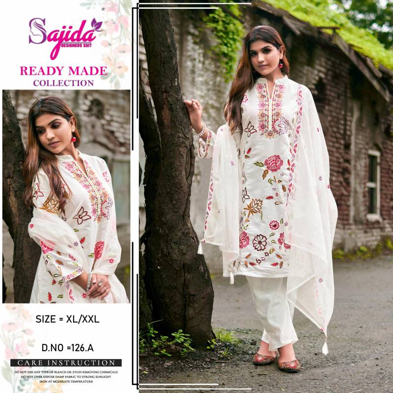 Sajida 126 A To D Roman Silk Pakistani Salwar Suits Collection