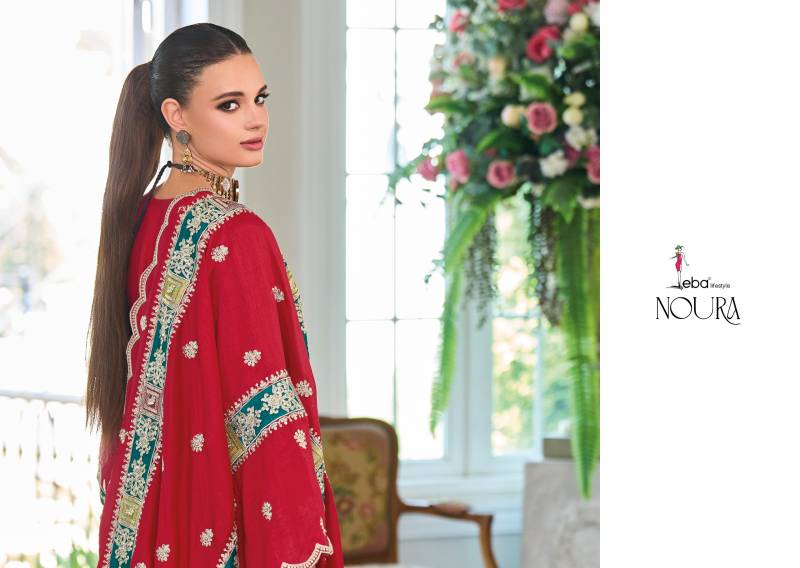 Eba Noura 1696 To 1698 Chinon Readymade Suits Collection