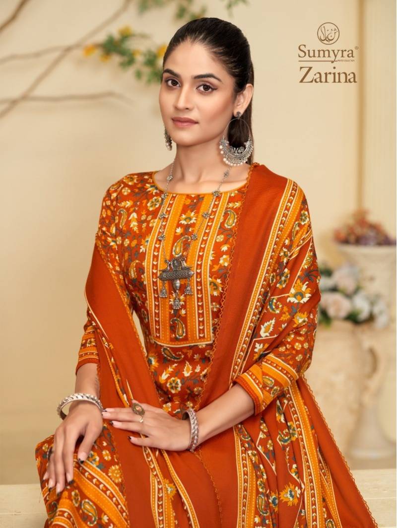 Radhika Sumyra Zarina Designer Dress Material