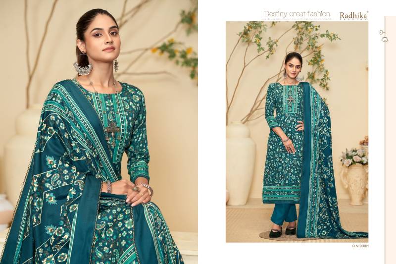 Radhika Sumyra Zarina Designer Dress Material