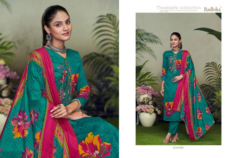 Radhika Sumyra Minan Designer Dress Material