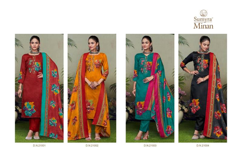 Radhika Sumyra Minan Designer Dress Material