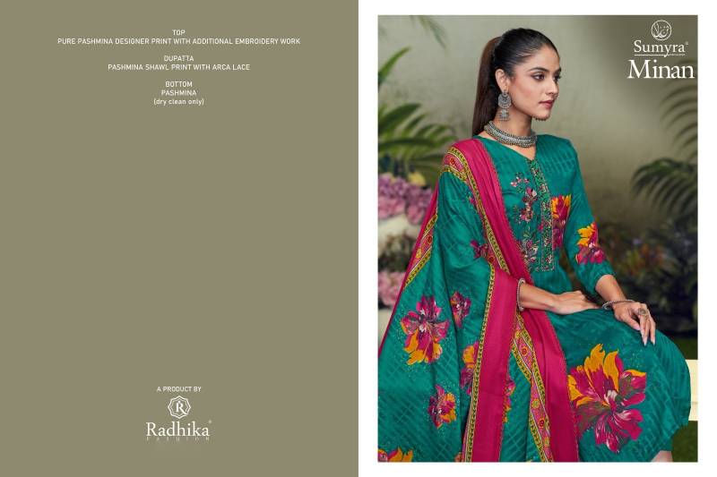 Radhika Sumyra Minan Designer Dress Material
