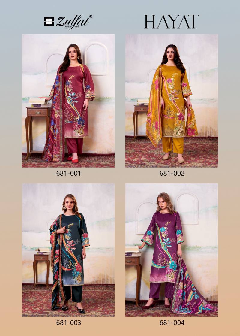 Zulfat Hayat Vol 2 Jam Cotton Designer Dress Material Collection