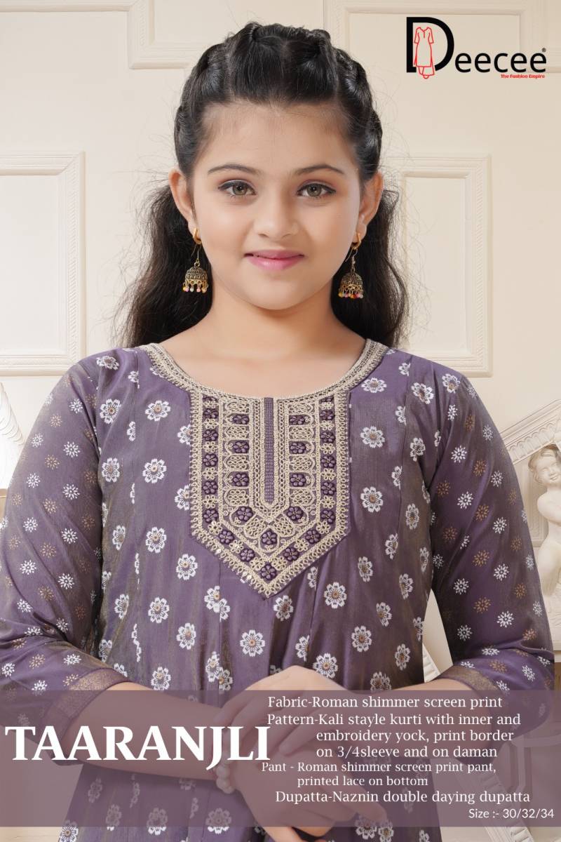 Deecee Taaranjli Roman Printed Daily Wear Kurti Set