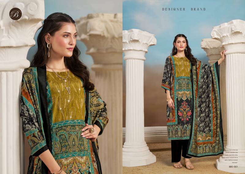 Belliza Kanika Vol 5 Viscose Digital Handwork Dress Material Collection