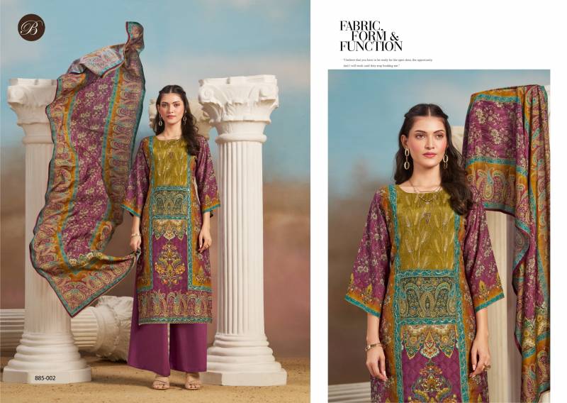Belliza Kanika Vol 5 Viscose Digital Handwork Dress Material Collection