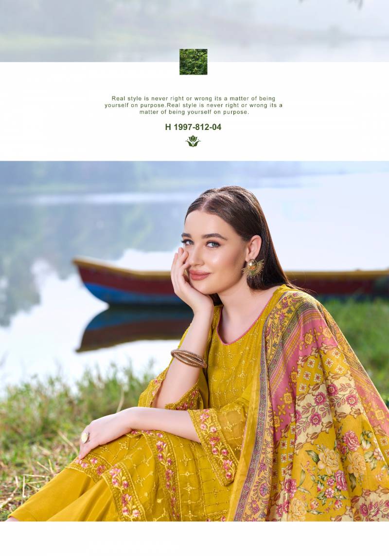 Alok Yasmeen Viscose Silk Pakistani Dress Material Collection
