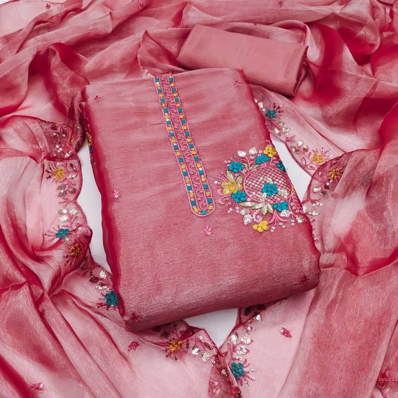 Barbari 651 Designer Fancy Babrik Silk Dress Material