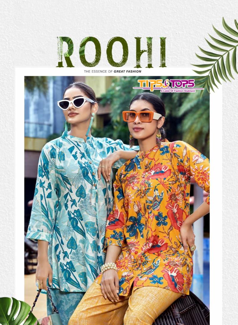 Tips And Tops Roohi Vetican Print Co Ord Set Casual Print Collection