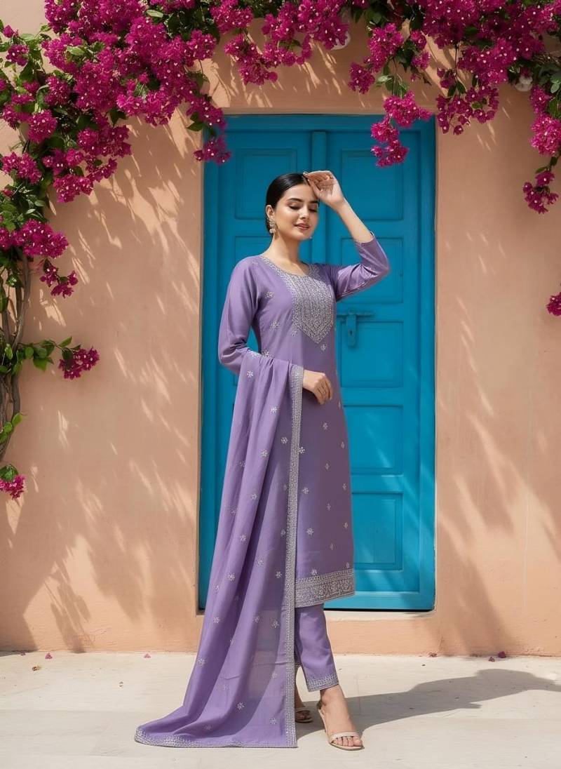 Naisha K 302 Vol 2 Roman Kurti Pant And Dupatta Casual Wear Collection