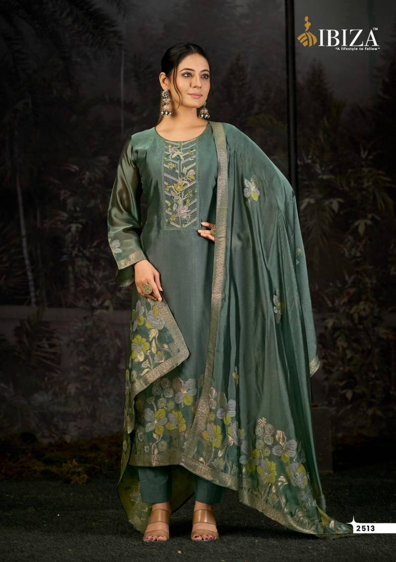 Ibiza Fandi Pure Banglory Silk Festival Wear Salwar Kameez Collection
