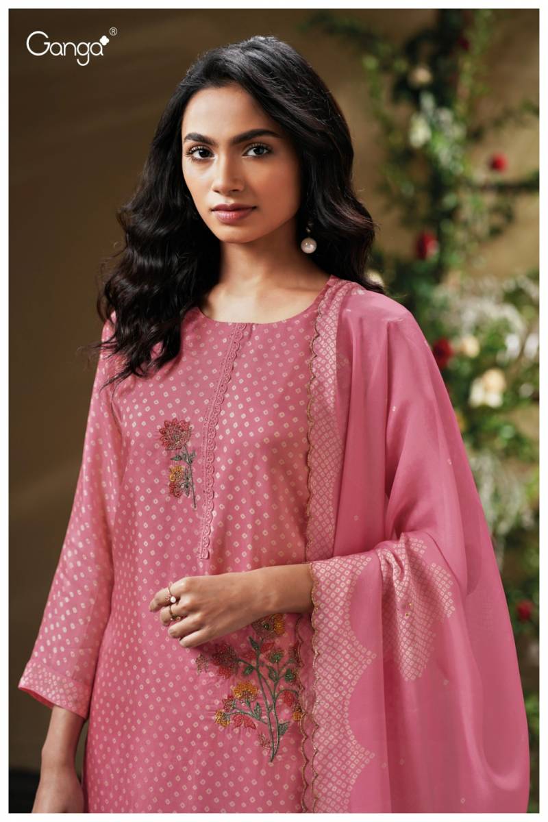 Ganga Drishta 3799 Pure Bemberg Printed Salwar Kameez Collection