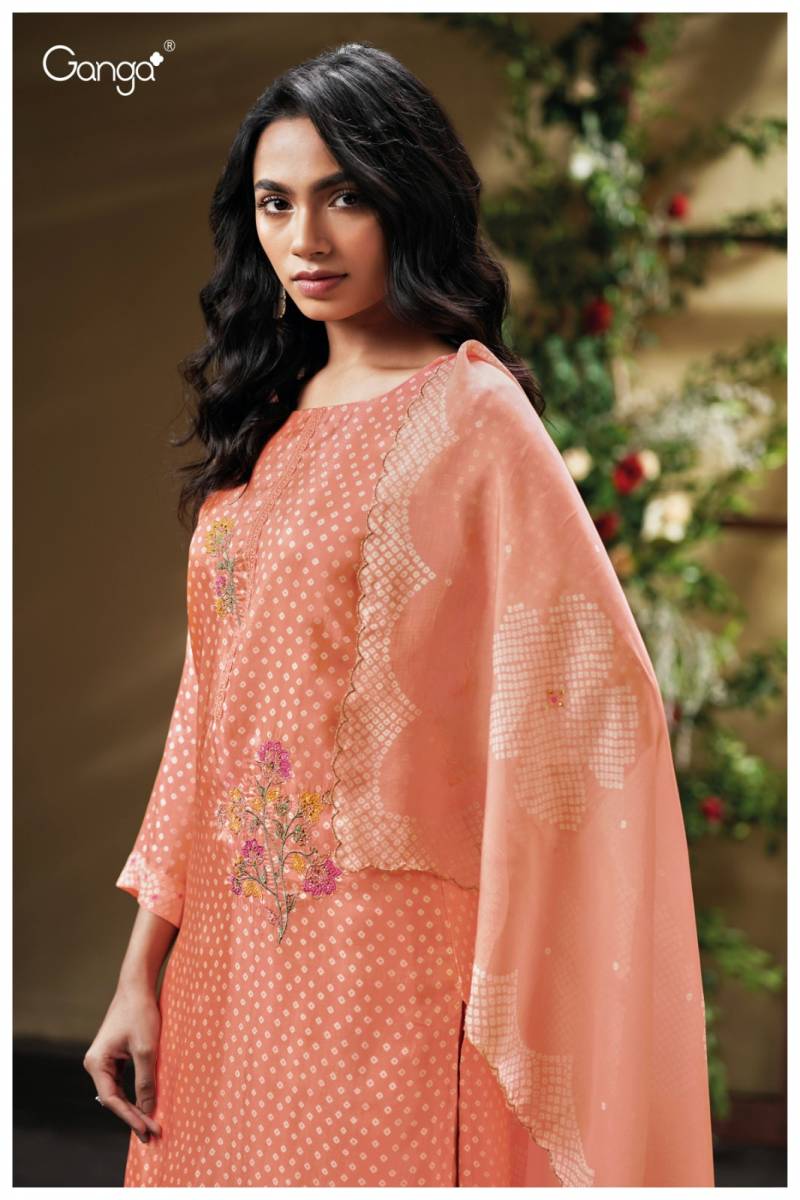 Ganga Drishta 3799 Pure Bemberg Printed Salwar Kameez Collection