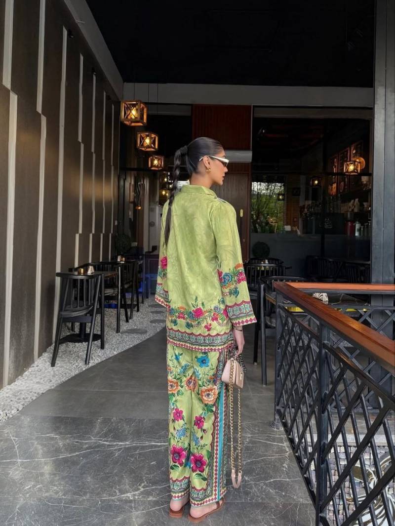 Yd 40 Crepe Digital Printed Stylish Look Cord Set