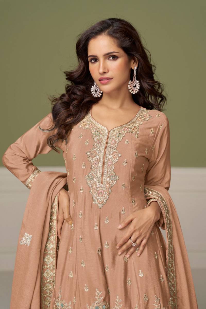 Gulkayra Nitya Chinon Embroidery Salwar Kameez Festival Collection