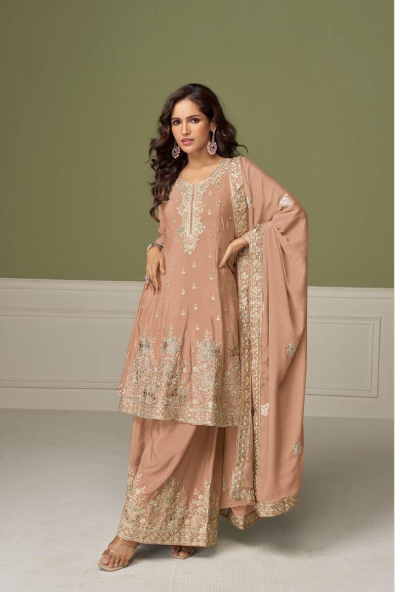 Gulkayra Nitya Chinon Embroidery Salwar Kameez Festival Collection