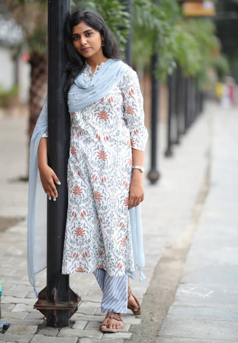 Dhruvi 346 Viscose Printed Kurti And Bottom Dupatta Collection