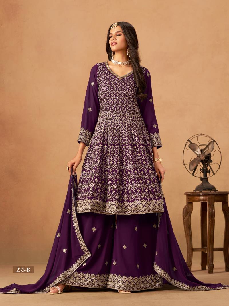 Aanaya Vol 233 Faux Georgette Designer Salwar Kameez Collection
