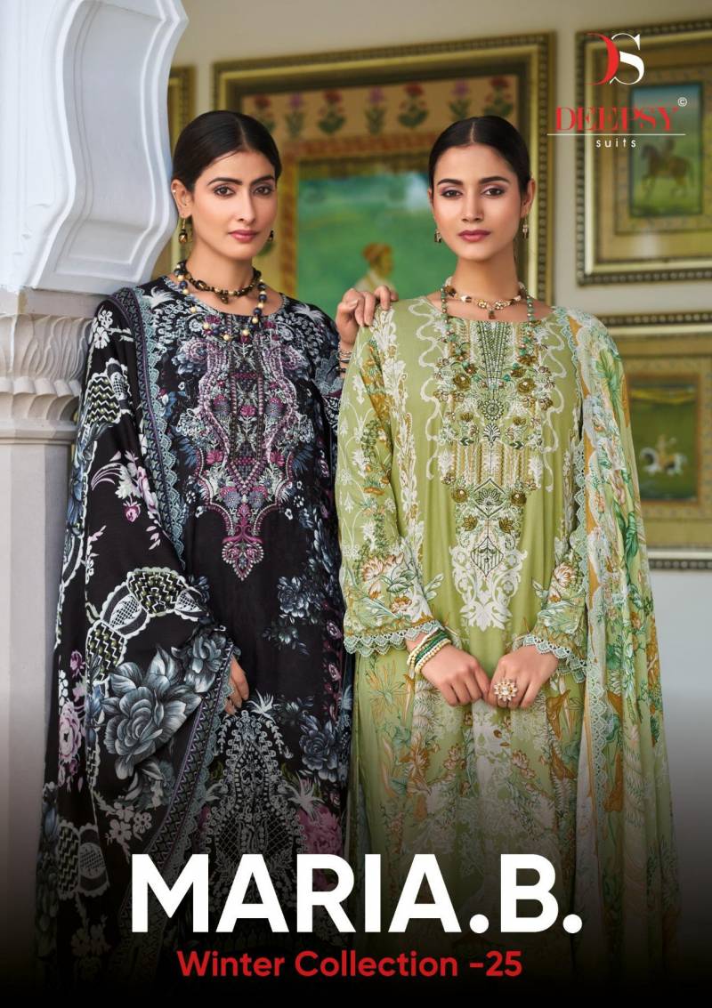 Deepsy Maria B Winter Collection 25 Viscose Salwar Kameez Collection