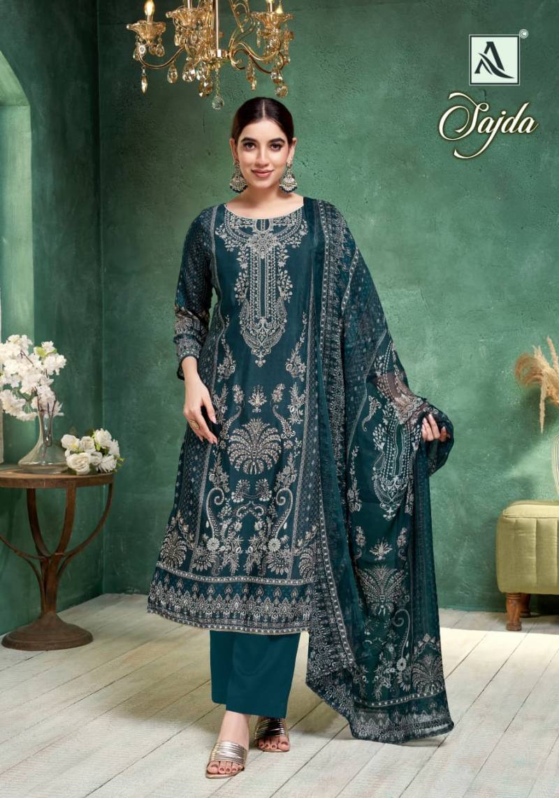 Alok Sajda Viscose Muslin Designer Printed Dress Material Collection