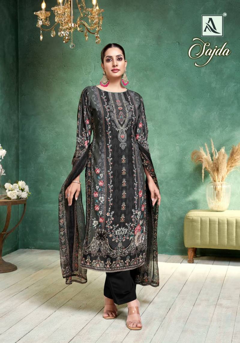 Alok Sajda Viscose Muslin Designer Printed Dress Material Collection