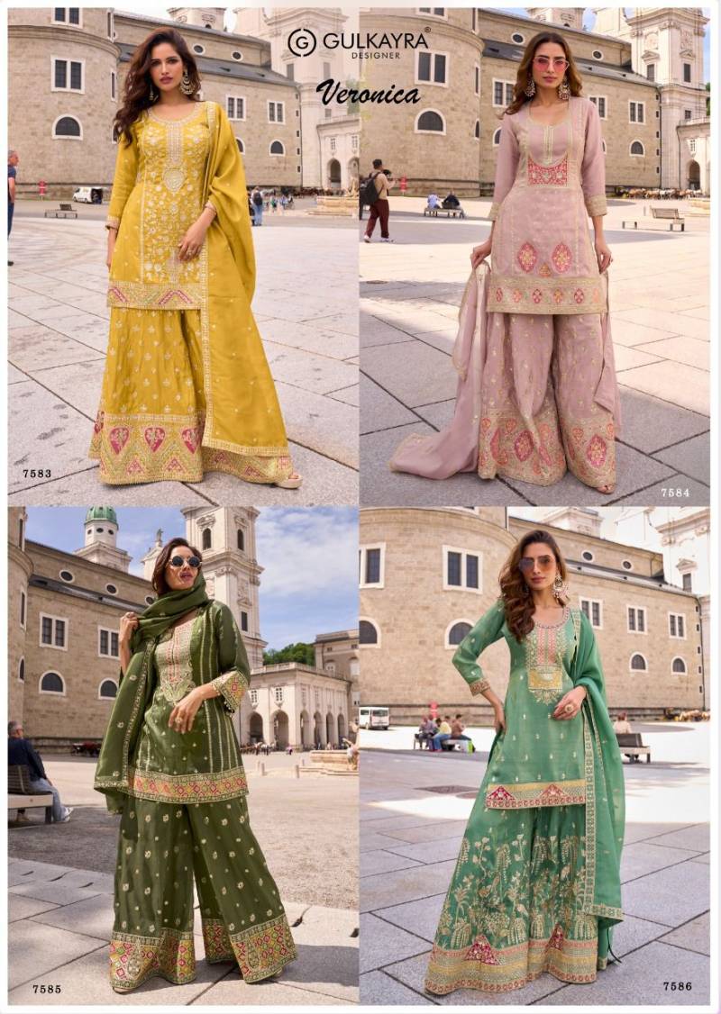 Gulkayra Veronica Real Simar Silk Salwar Kameez Collection