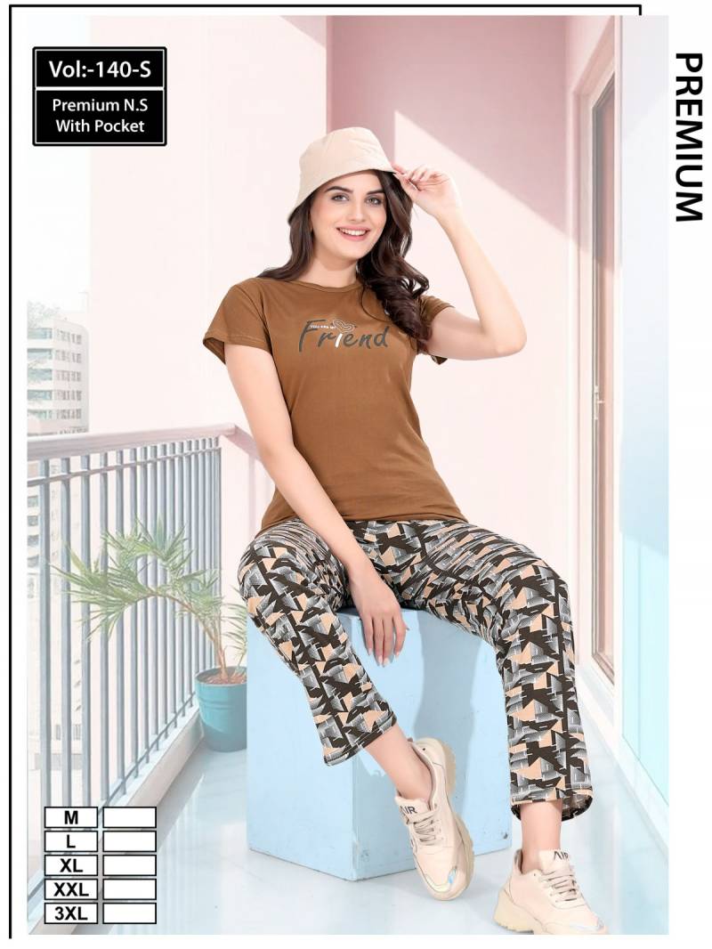 Summer Special Vol 140 S Hosiery Cotton Night Suits