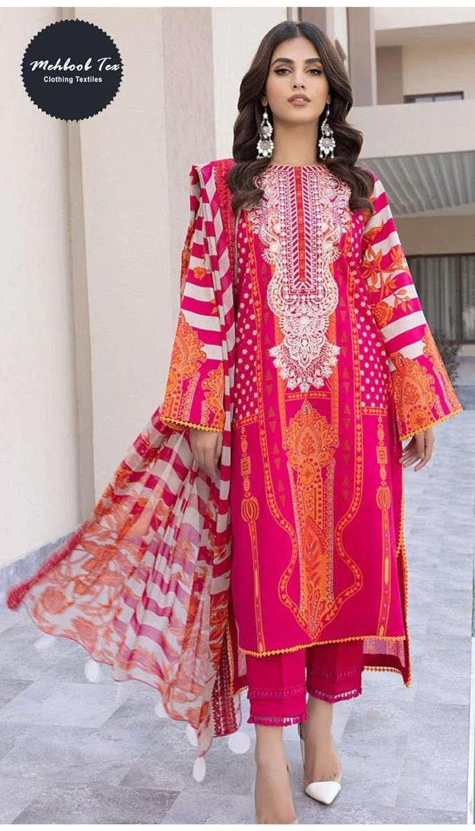Mehboob Tex 1167 Cotton Dupatta Cotton Print Salwar Collection