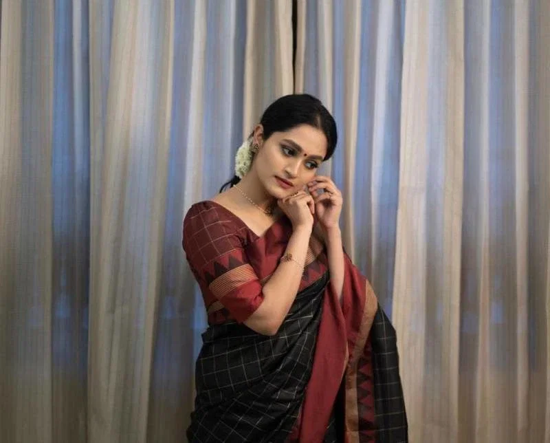 Soft Silk 5077 Lichi Soft Silk Rich Pallu Casual Wear Saree Collection