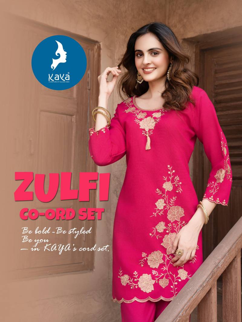 Kaya Zulfi Vertican Co Ord Set Party Wear Collection