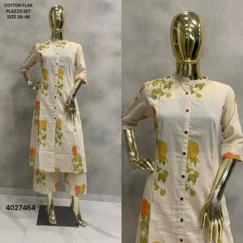Naisha K 311 Casual Wear A line Kurti With Plazzo Collection