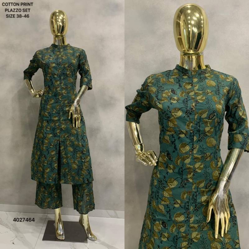 Naisha K 311 Casual Wear A line Kurti With Plazzo Collection