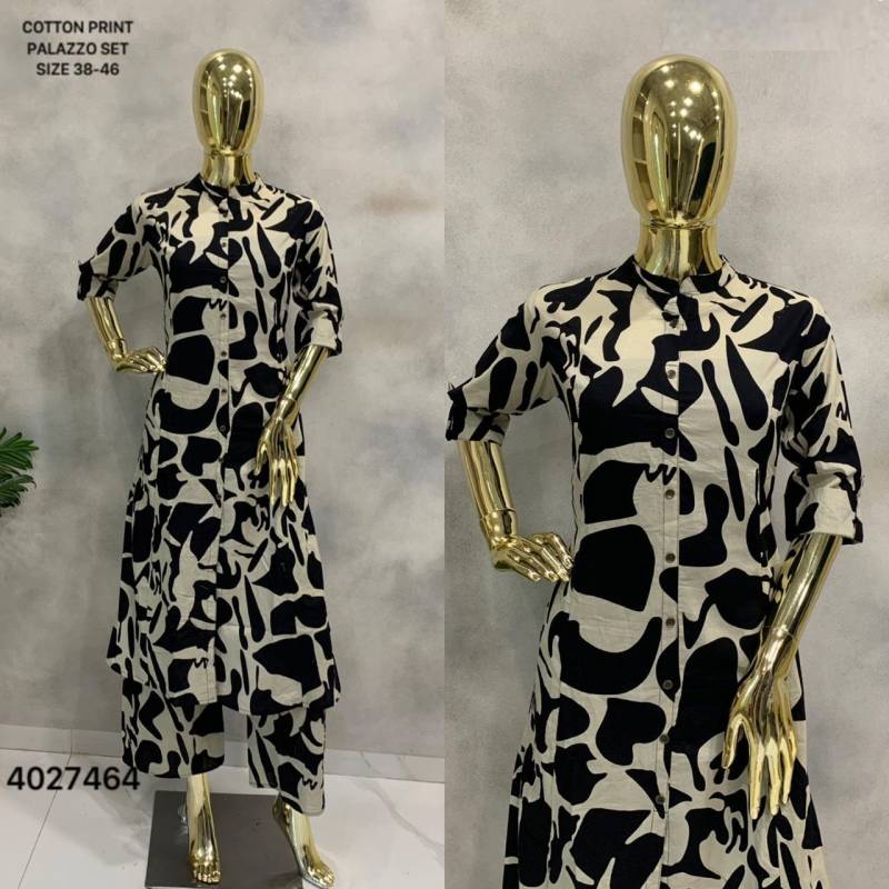 Naisha K 311 Casual Wear A line Kurti With Plazzo Collection