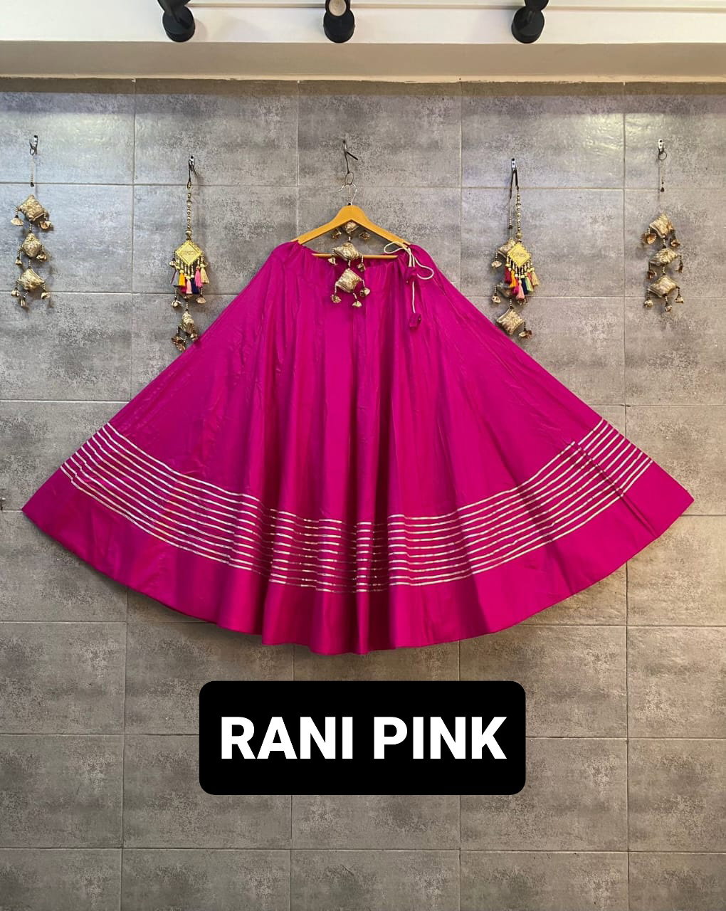 Scmd Lappa Rayon Cotton Lappa Border Chaniya Choli