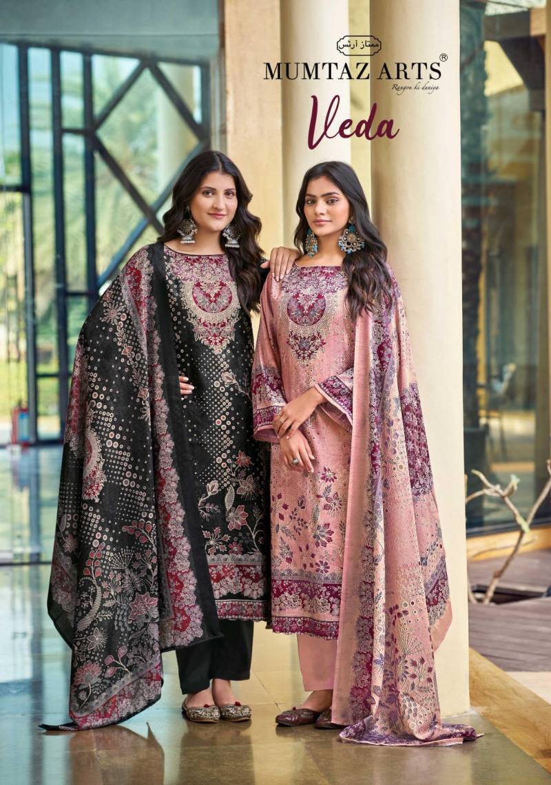 Mumtaz Veda Jam Satin Digital Prints Dress Material Collection