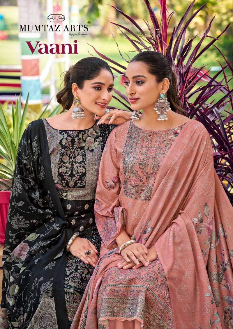 Mumtaz Vaani Jam Satin Digital Print Designer Dress Material Collection