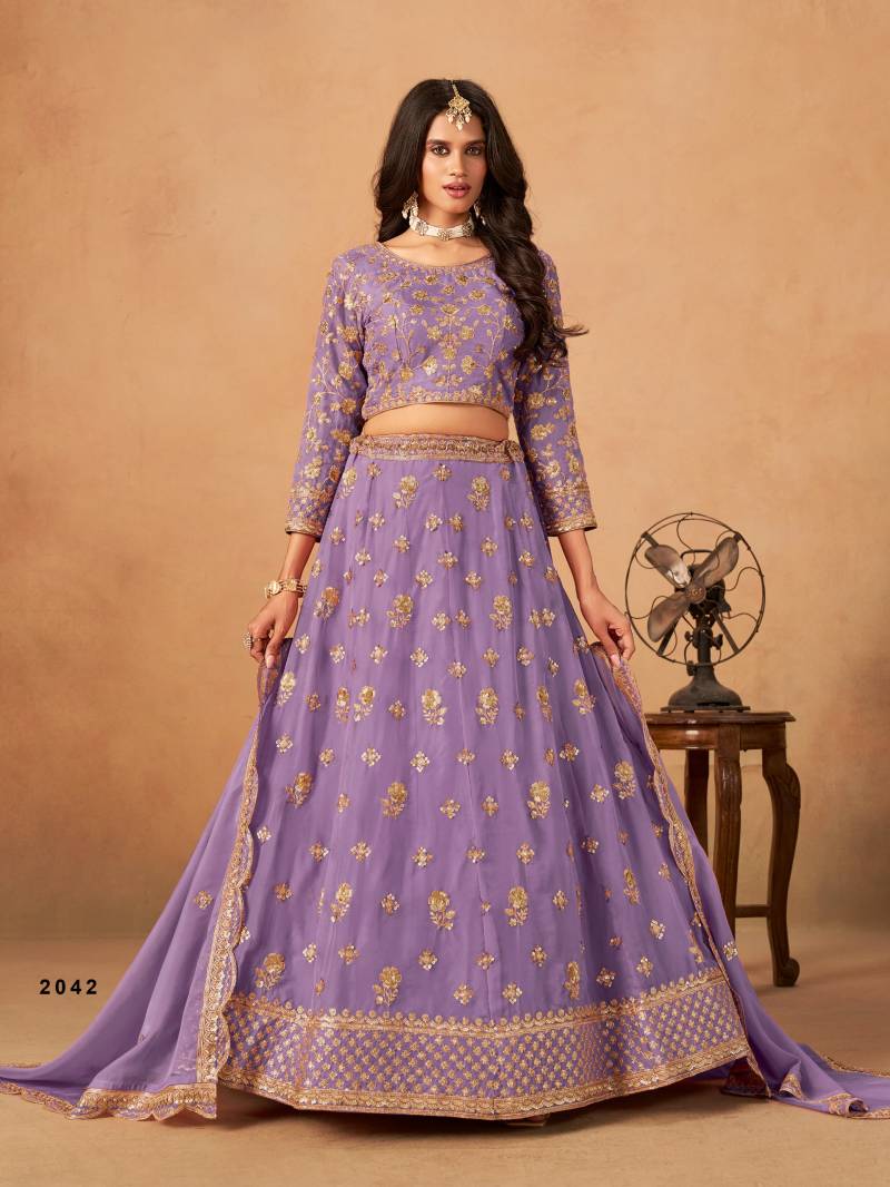 Mehvish Vol 24 Organza Designer Lehenga Choli Collection