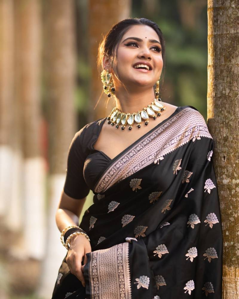 Satani 45220 Banarasi Soft Silk Wedding Wear Saree