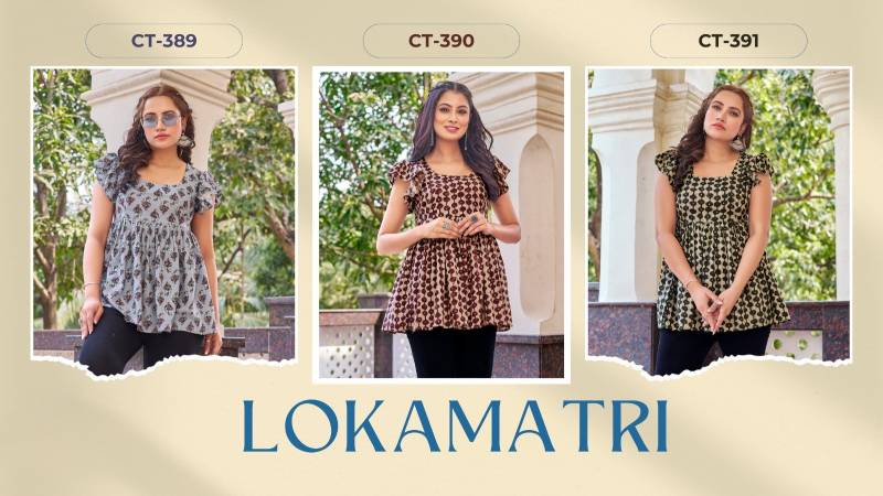 Ctz Lokamatri Rayon Printed Top Collection