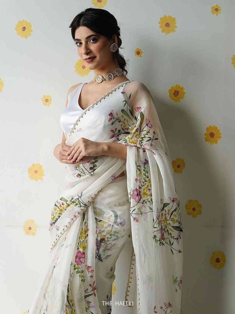 Kc 2064 Soft Silk Beautiful Floral Printed Saree Collection