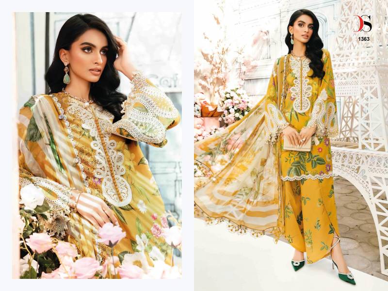 Deepsy Maria B Mprint 25 Vol 3 Cotton Dupatta Cotton Salwar Kameez Collection