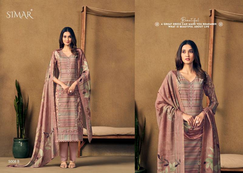 Glossy Simar Bani Pure Viscose Muslin Printed Salwar Kameez Collection