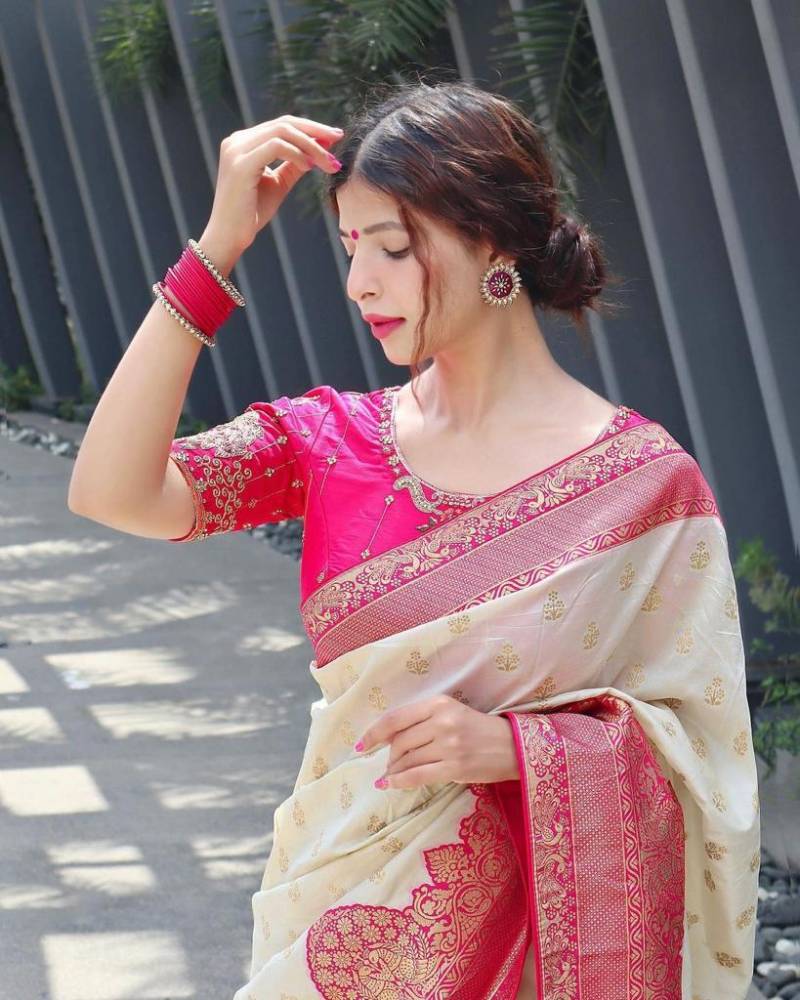 Satani 5533A Banarasi Soft Silk Wedding Wear Saree