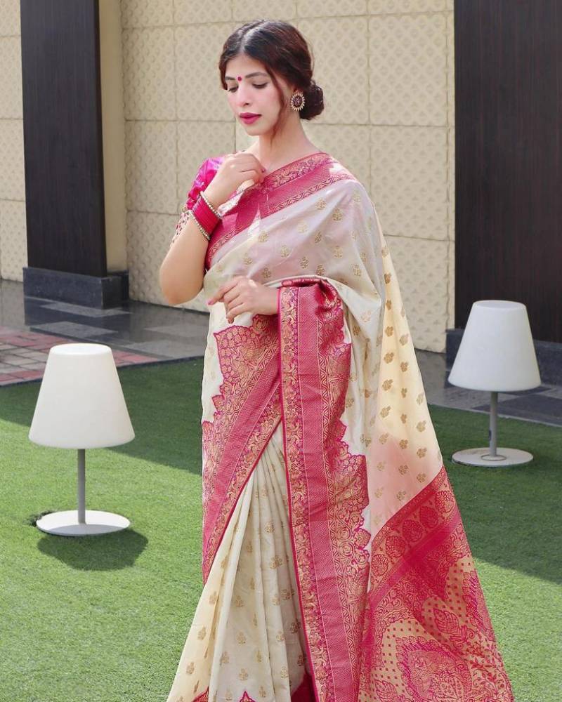 Satani 5533A Banarasi Soft Silk Wedding Wear Saree