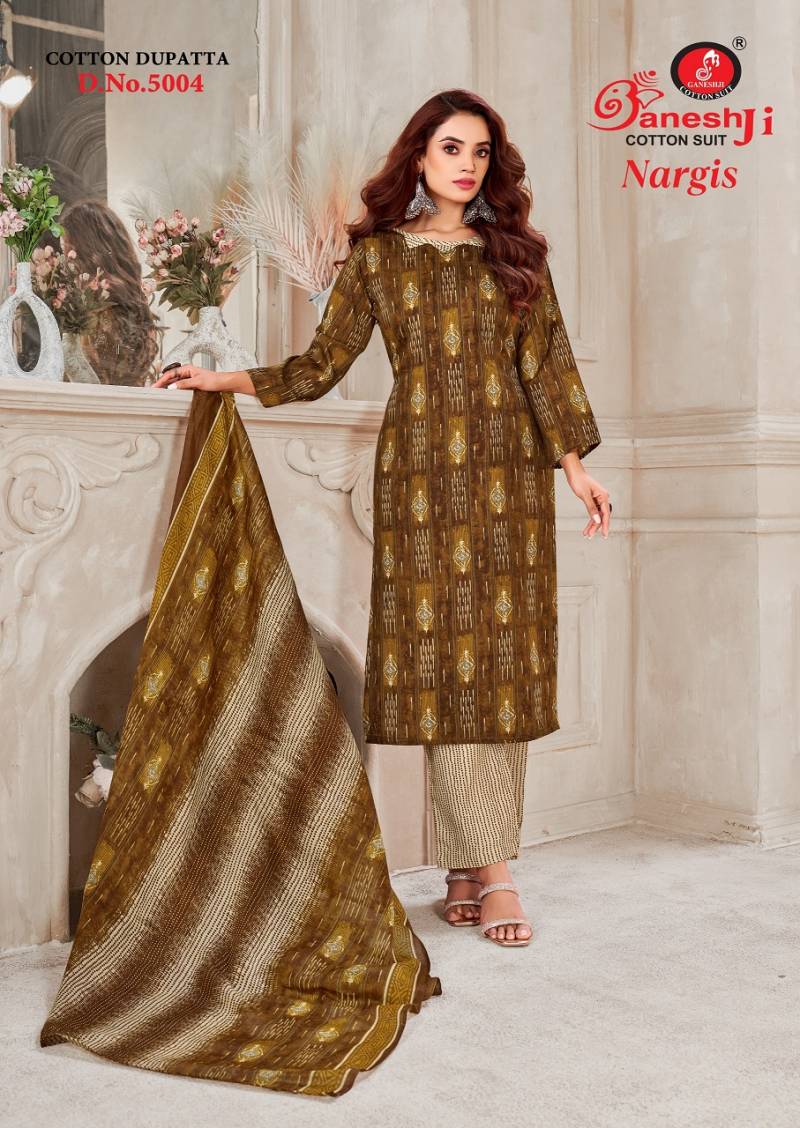 Ganeshji Nargis Vol 5 Soft Cotton Printed Dress Material