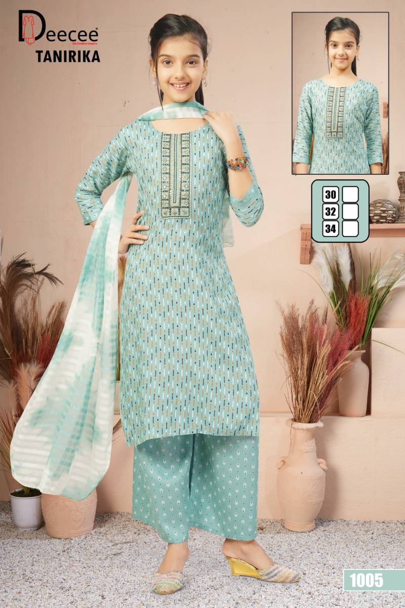 Deecee Tanirika Rayon Printed Daily Wear Kurti Set Collection