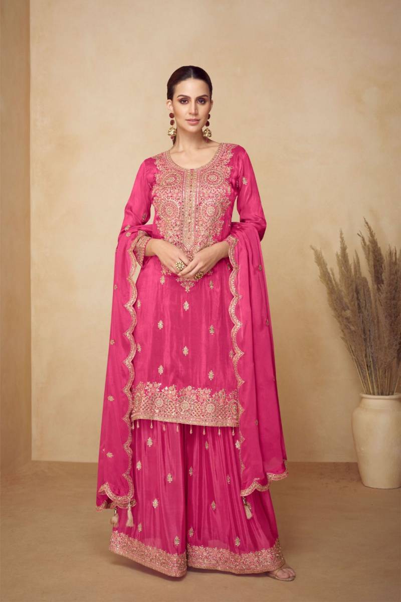 Gulkayra Pahal Chinon Embroidery Work Salwar Kameez Collection
